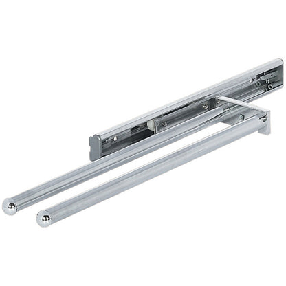 TOWEL RAIL 2ARM 340 ALU/SLV