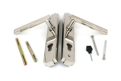 ART DECO SLIM LEVER ESPAGNOLETTE LOCK 130x258x61 PNP - 51187 by MARCHES (ANVIL) ARCHITECTURAL HARDWARE