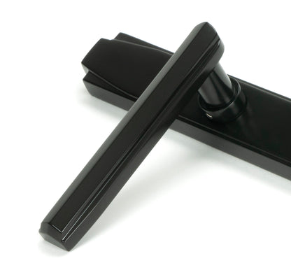 ART DECO SLIM LEVER ESPAGNOLETTE LOCK 130x258x61 AGBZ - 51189 by MARCHES (ANVIL) ARCHITECTURAL HARDWARE