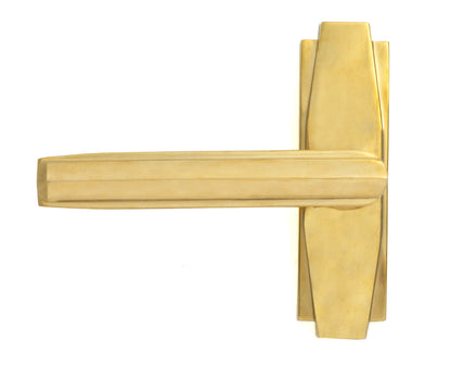 ADECO LEVER HANDLE 130 PBR - 51191 by MARCHES (ANVIL) ARCHITECTURAL HARDWARE