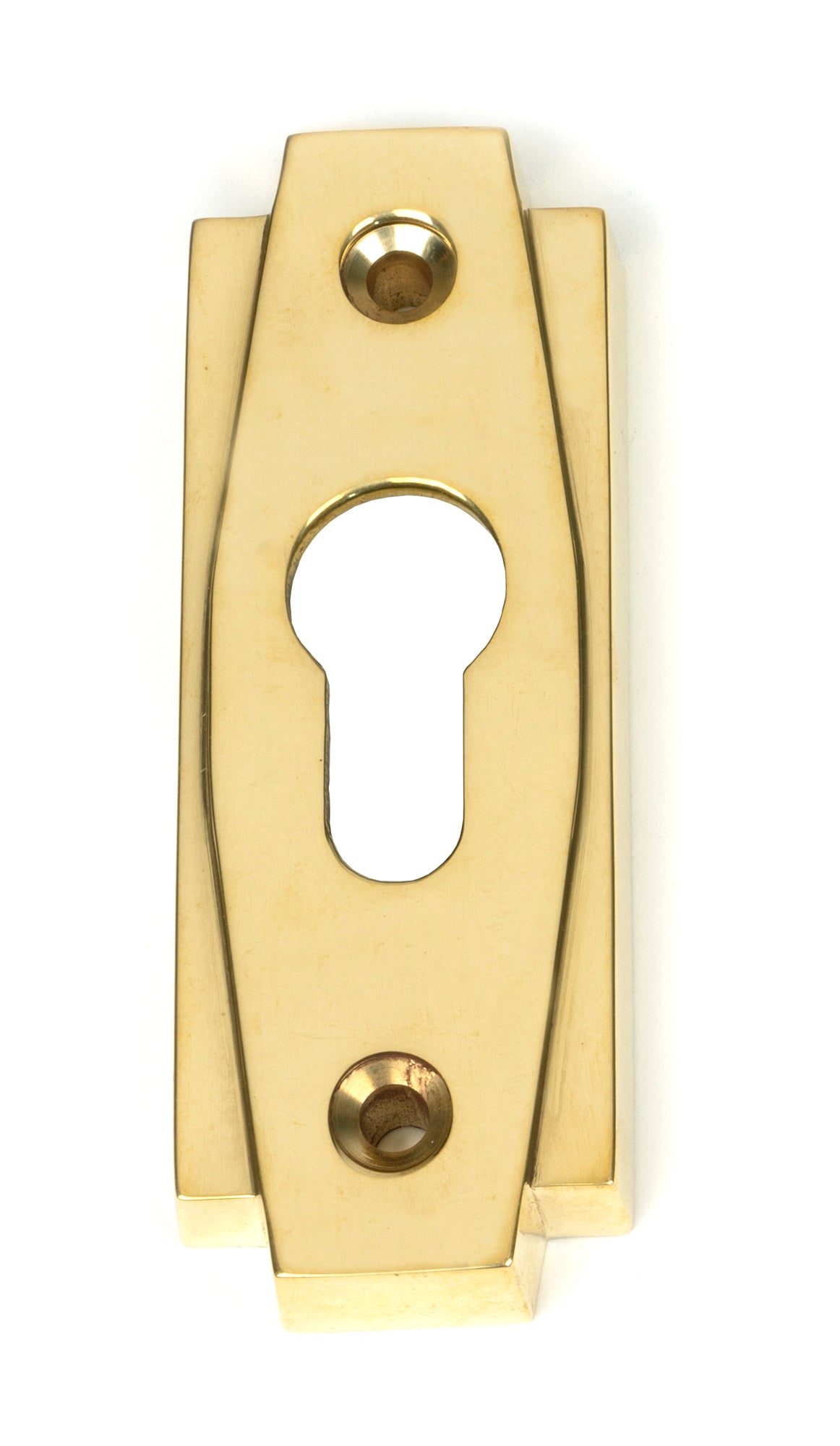 ART DECO ESCUTCHEON EURO 72x36x14 PBR - 51197 by MARCHES (ANVIL) ARCHITECTURAL HARDWARE