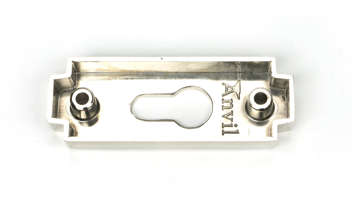 ART DECO ESCUTCHEON EURO 72x36x14 PNP - 51199 by MARCHES (ANVIL) ARCHITECTURAL HARDWARE
