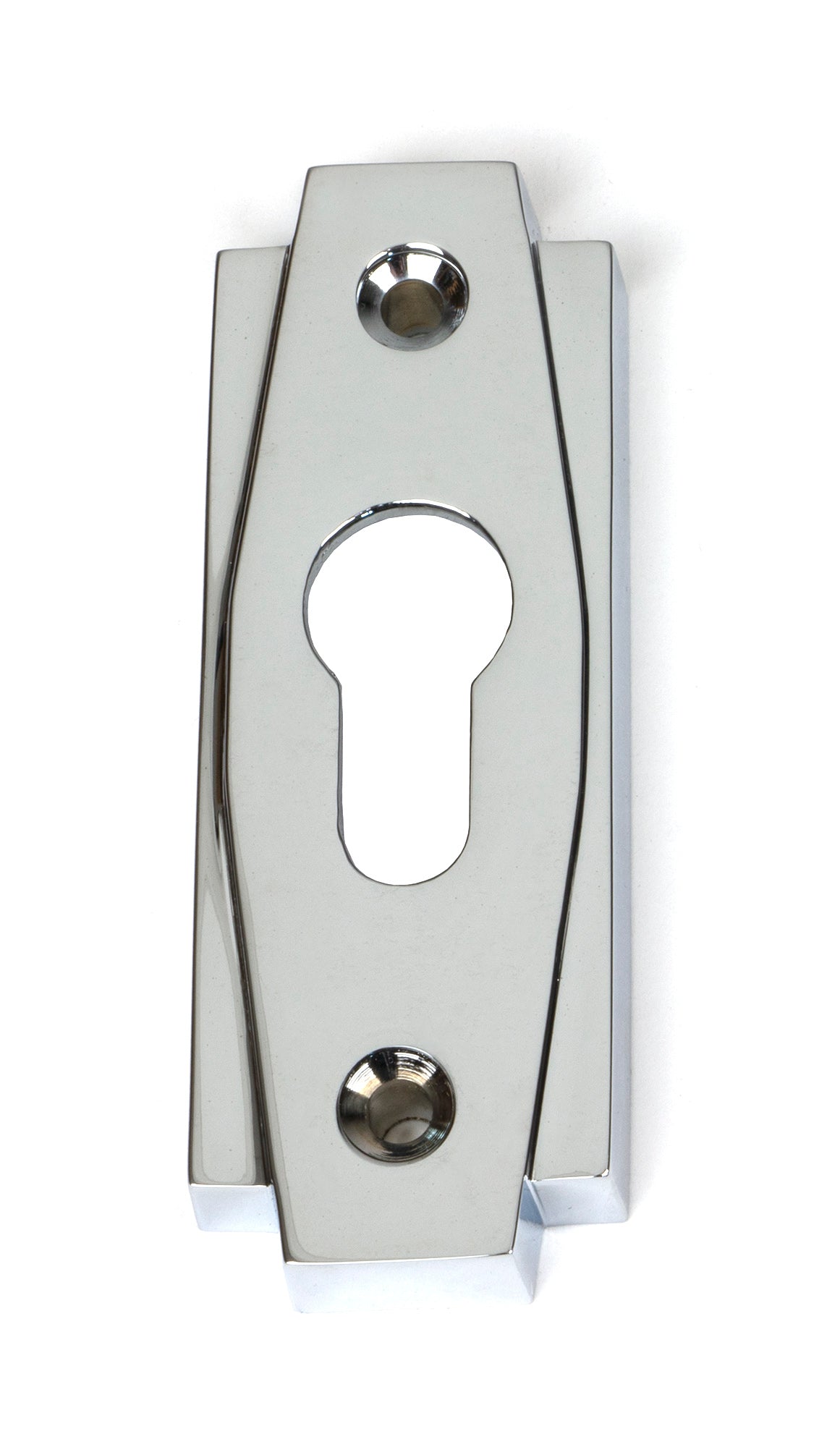 Polished Chrome Art Deco Euro Escut - 51200 by MARCHES (ANVIL) ARCHITECTURAL HARDWARE