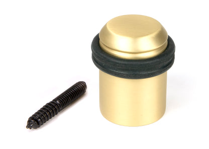 Satin Brass Floor Mounted Door Stop - 51299 by MARCHES (ANVIL) ARCHITECTURAL HARDWARE