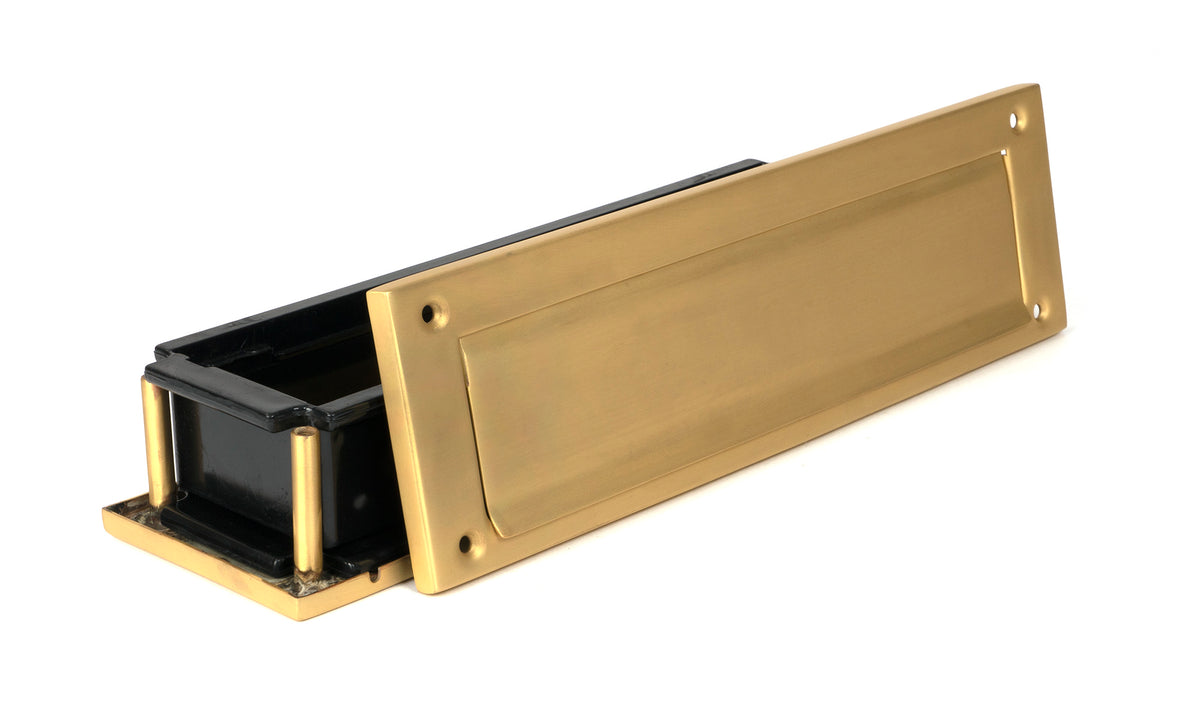 LETTERBOX TRADITIONAL 315x92x42-72 SBR - 51308 by MARCHES (ANVIL) ARCHITECTURAL HARDWARE