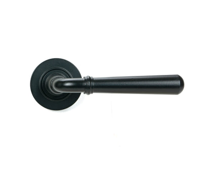 Matt Black Newbury Lever on Rose Se - 51326 by MARCHES (ANVIL) ARCHITECTURAL HARDWARE