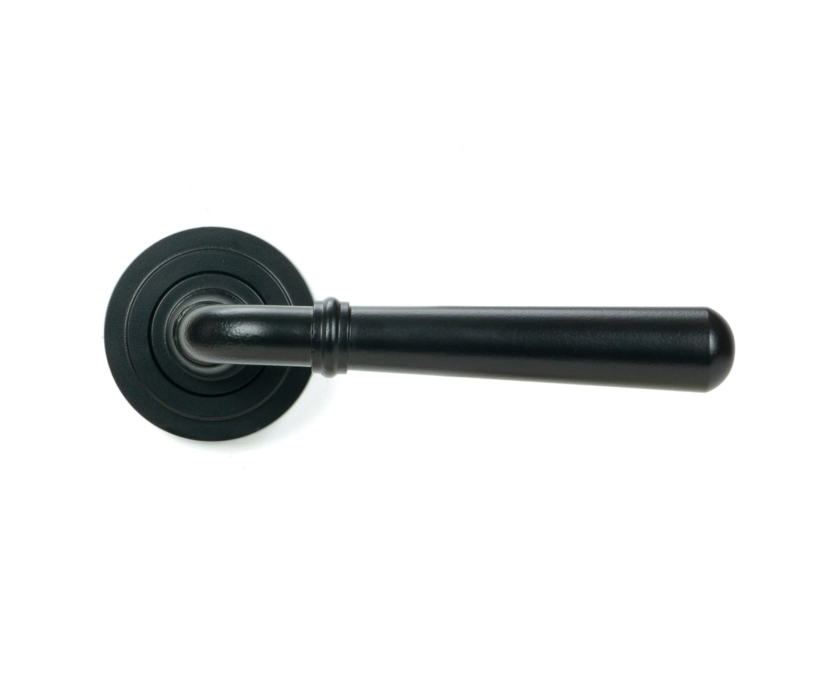 Matt Black Newbury Lever on Rose Se - 51327 by MARCHES (ANVIL) ARCHITECTURAL HARDWARE