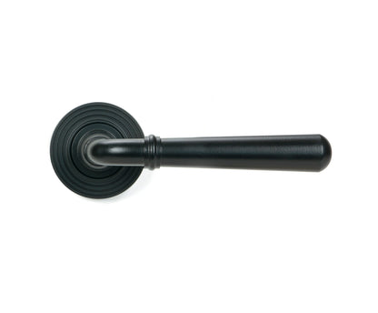 NEWBURY LEVER HANDLE+ROSE UNSPRUNG BEEHIVE 126x53x64 MBK - 51328 by MARCHES (ANVIL) ARCHITECTURAL HARDWARE