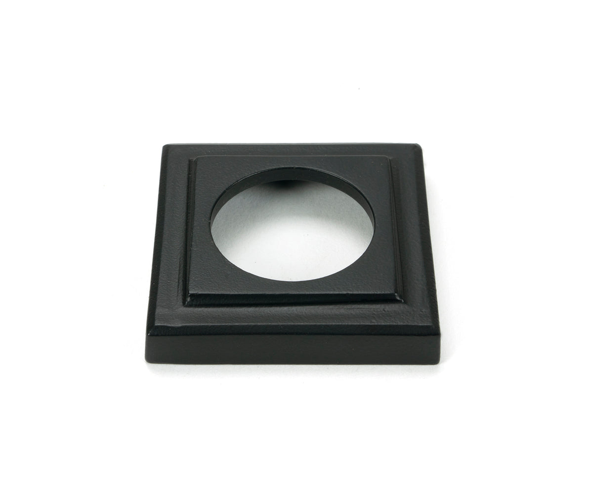 NEWBURY LEVER HANDLE+ROSE UNSPRUNG SQUARE 126x53x64 MBK - 51329 by MARCHES (ANVIL) ARCHITECTURAL HARDWARE