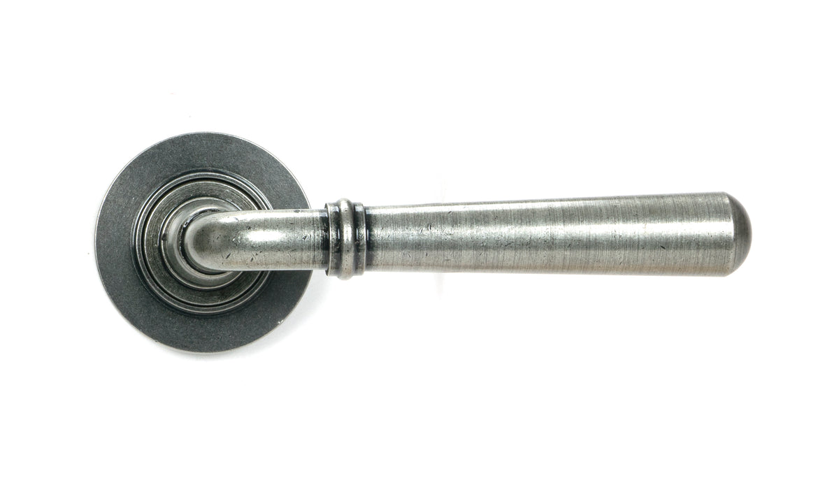 NEWBURY LEVER HANDLE+ROSE UNSPRUNG PLAIN 126x53x64 PEW - 51330 by MARCHES (ANVIL) ARCHITECTURAL HARDWARE