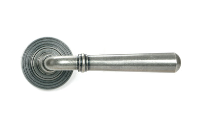 NEWBURY LEVER HANDLE+ROSE UNSPRUNG BEEHIVE 126x53x64 PEW - 51332 by MARCHES (ANVIL) ARCHITECTURAL HARDWARE