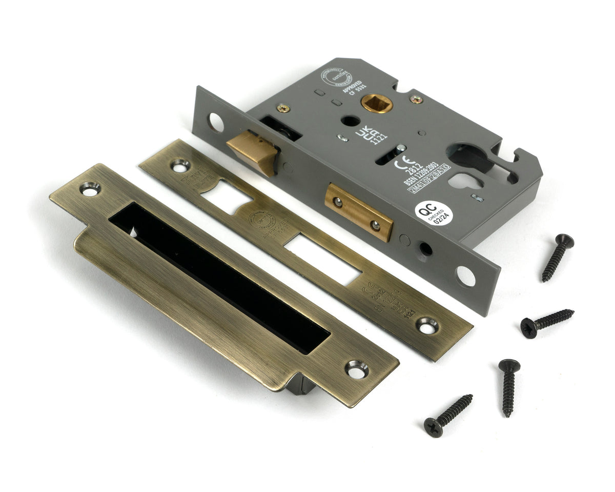 EURO SASH LOCK BS44 64 AGBR - 51376 by MARCHES (ANVIL) ARCHITECTURAL HARDWARE