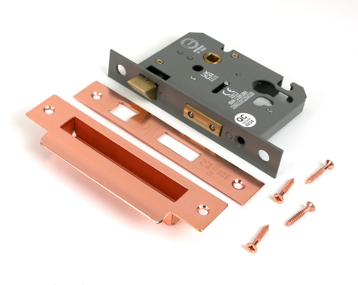 EURO SASH LOCK BS44 76 PBZ - 51392 by MARCHES (ANVIL) ARCHITECTURAL HARDWARE