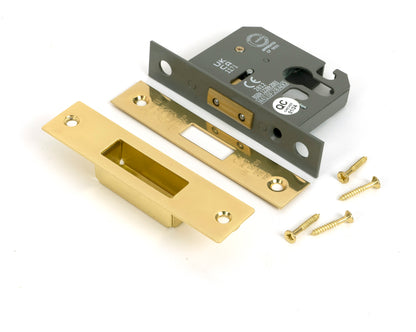 EURO DEAD LOCK BS BS44 64 PBR - 51447 by MARCHES (ANVIL) ARCHITECTURAL HARDWARE