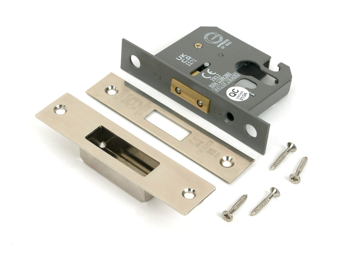 EURO DEAD LOCK BS BS44 64 PNP - 51450 by MARCHES (ANVIL) ARCHITECTURAL HARDWARE