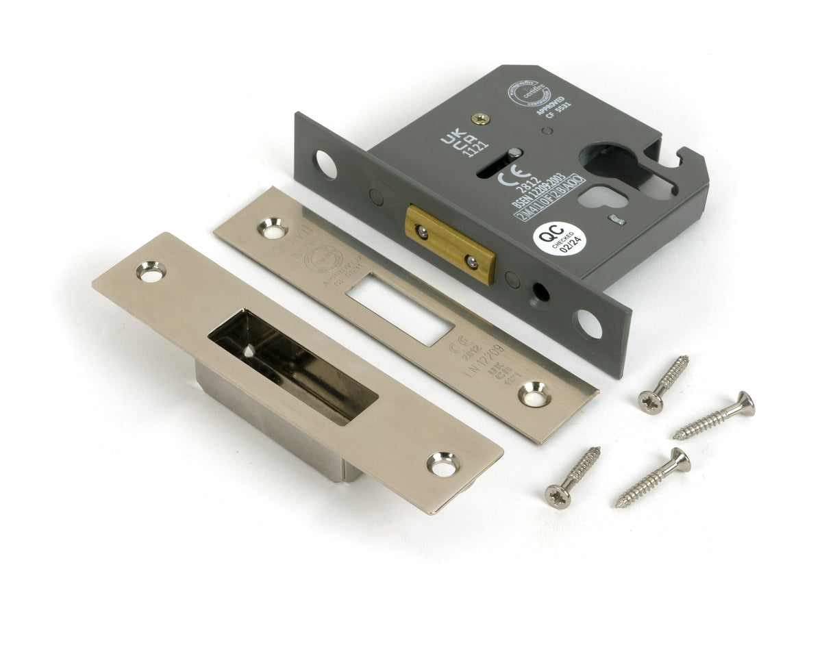 EURO DEAD LOCK BS BS56 76 PNP - 51460 by MARCHES (ANVIL) ARCHITECTURAL HARDWARE