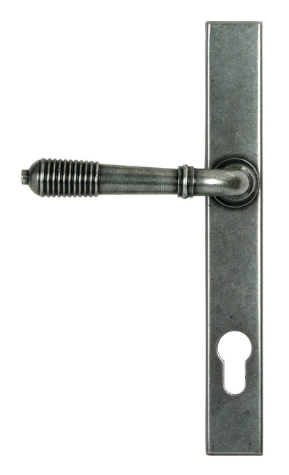 REEDED SLIMLINE ESPAGNOLETTE LOCK 123x244x70 PEW - 52081 by MARCHES (ANVIL) ARCHITECTURAL HARDWARE