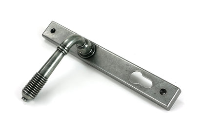 REEDED SLIMLINE ESPAGNOLETTE LOCK 123x244x70 PEW - 52081 by MARCHES (ANVIL) ARCHITECTURAL HARDWARE