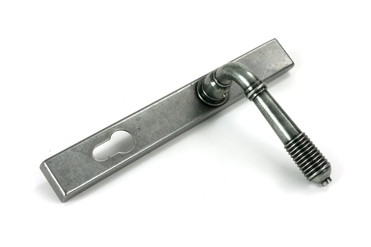REEDED SLIMLINE ESPAGNOLETTE LOCK 123x244x70 PEW - 52081 by MARCHES (ANVIL) ARCHITECTURAL HARDWARE