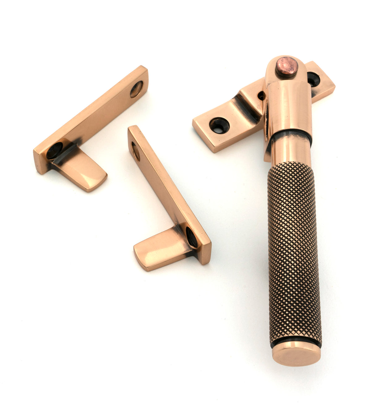 BROMPTON LOCKING NIGHT-VENT FASTENER 149x17x37 PBZ - 52131 by MARCHES (ANVIL) ARCHITECTURAL HARDWARE