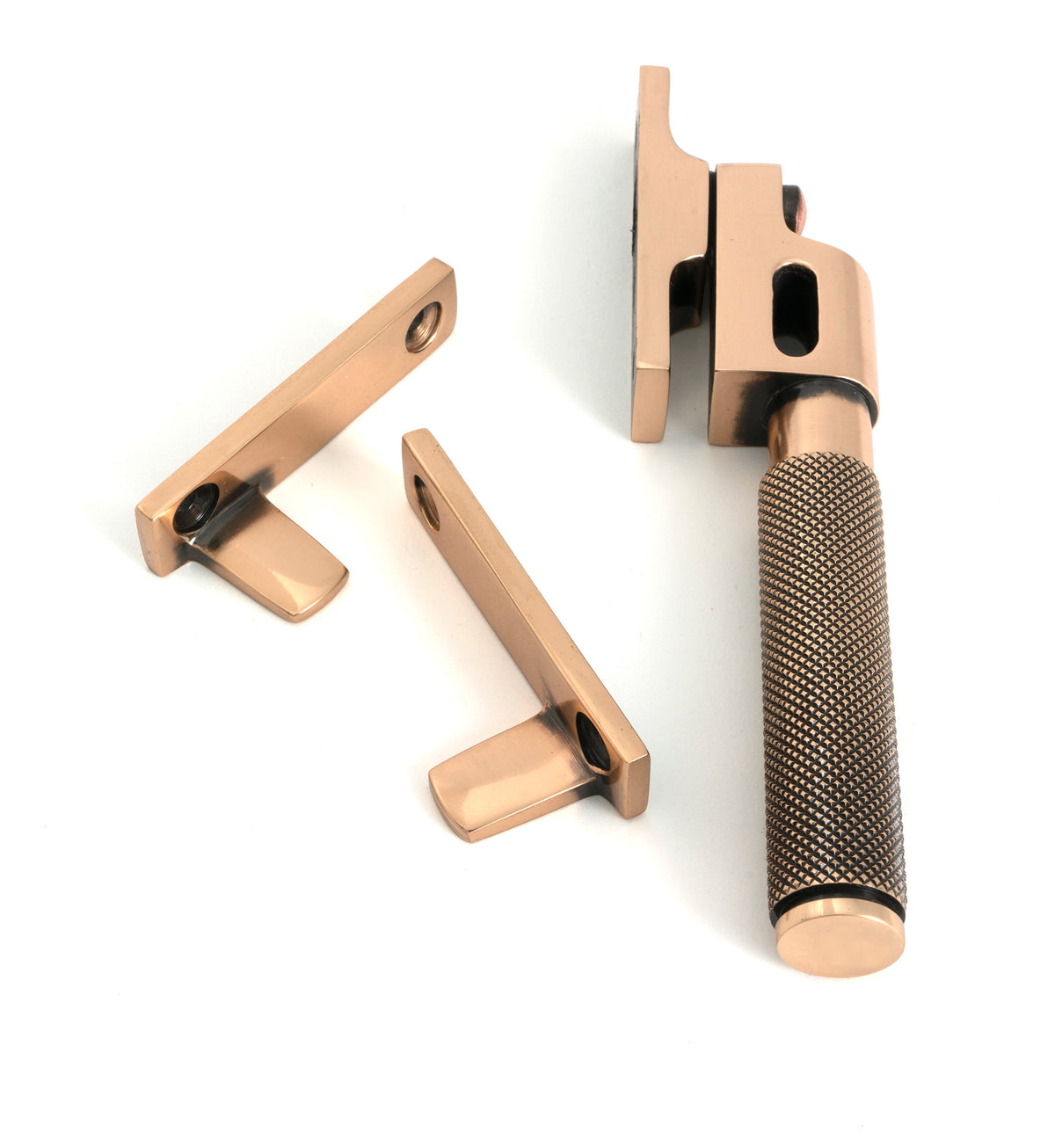 BROMPTON LOCKING NIGHT-VENT FASTENER 149x17x37 PBZ - 52131 by MARCHES (ANVIL) ARCHITECTURAL HARDWARE