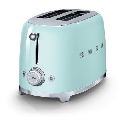 SMEG TSF01 2SLICE WIDE TOASTER PASTEL GREEN
