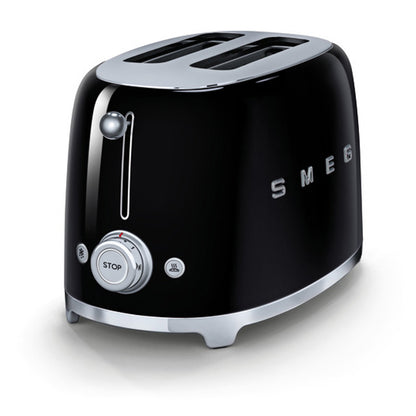 SMEG TSF01 2SLICE WIDE TOASTER BLACK