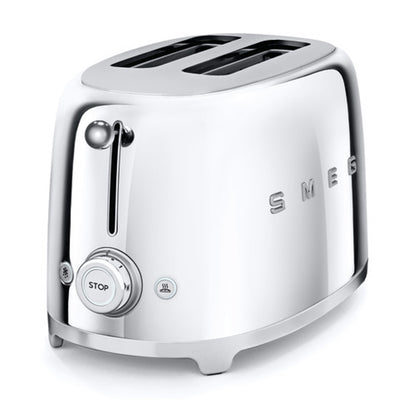 SMEG TSF01 2SLICE WIDE TOASTER CHROME