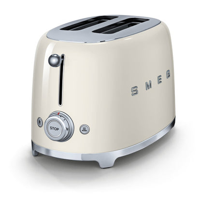 SMEG TSF01 2SLICE WIDE TOASTER CREAM