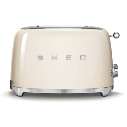 SMEG TSF01 2SLICE WIDE TOASTER CREAM