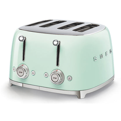 SMEG TSF03 4SLICE WIDE TOASTER PASTEL GREEN