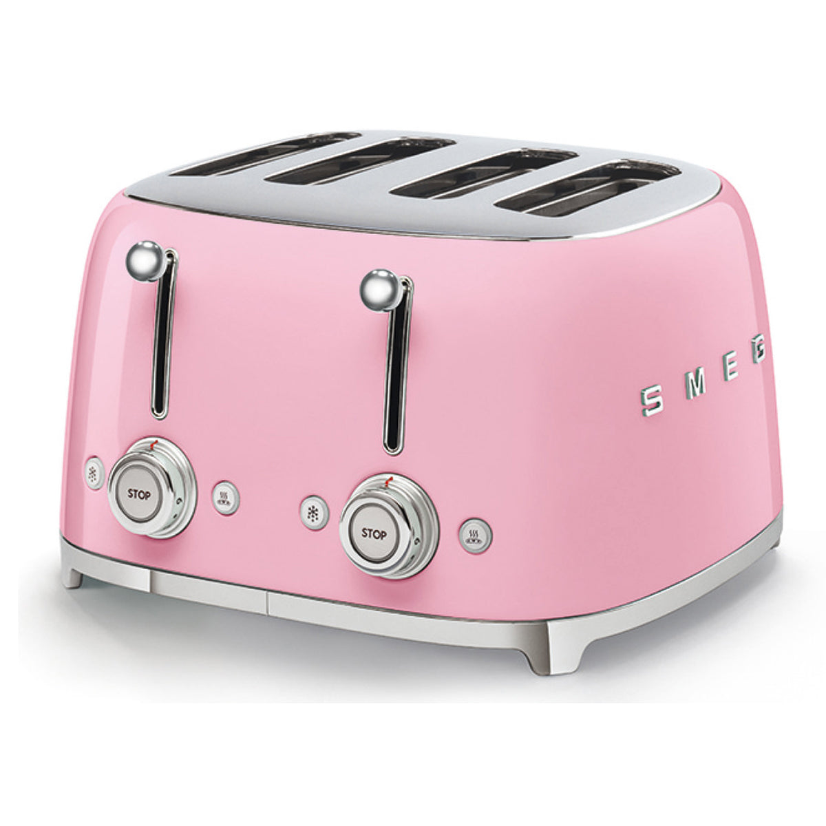 SMEG TSF03 4SLICE WIDE TOASTER PASTEL PINK