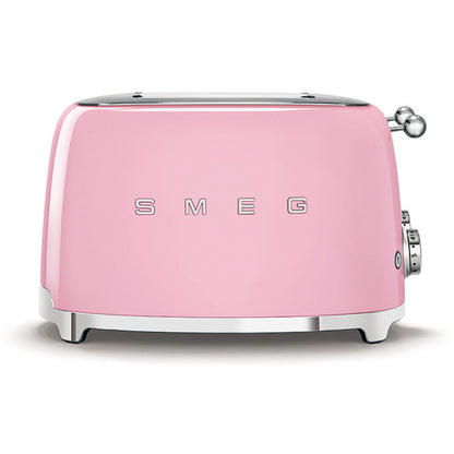 SMEG TSF03 4SLICE WIDE TOASTER PASTEL PINK