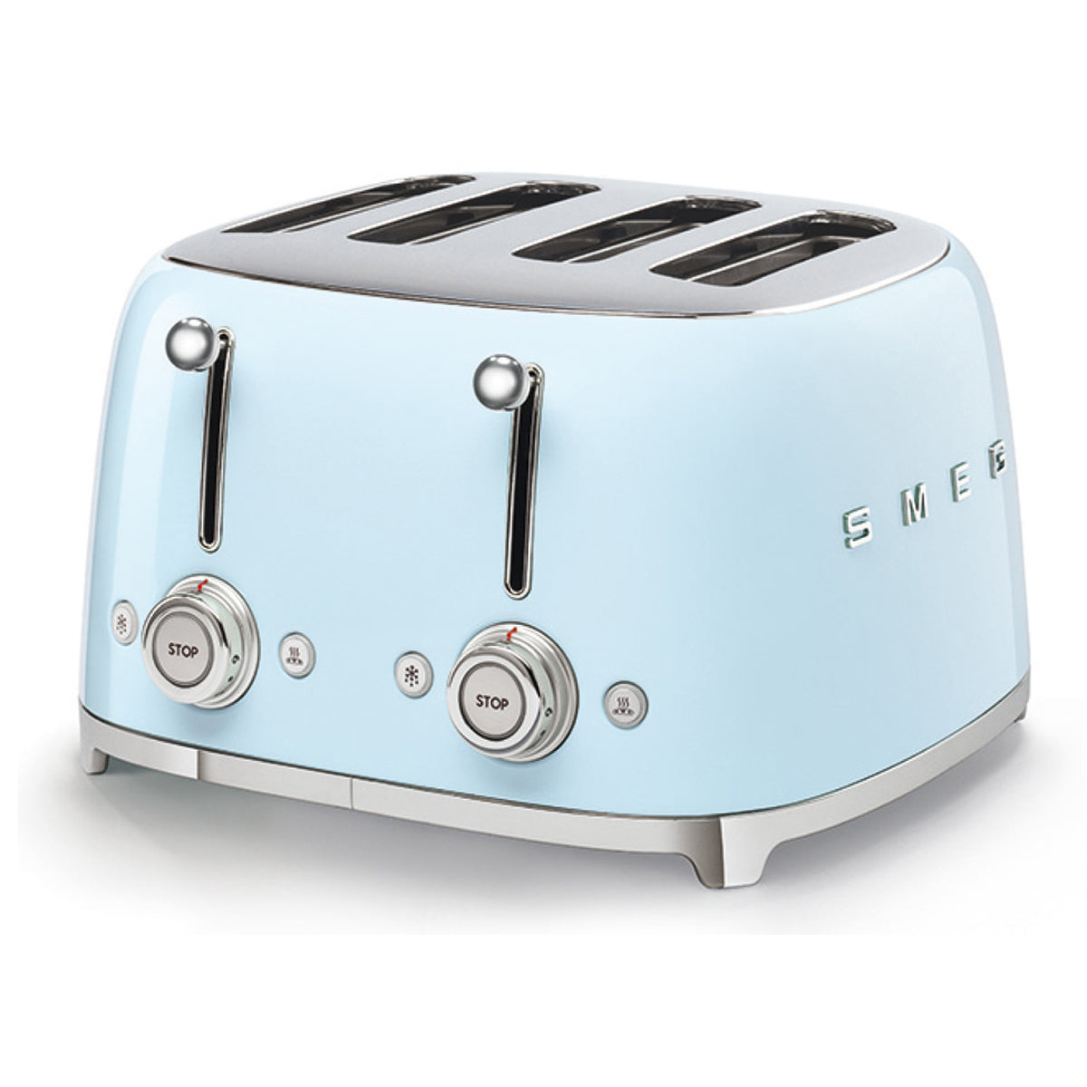 SMEG TSF03 4SLICE WIDE TOASTER PASTEL BLUE