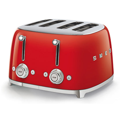 SMEG TSF03 4SLICE WIDE TOASTER RED