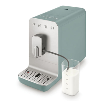 SMEG BCC13 50's AUTO COFFEE MACHINE MATTE EMERALD GREEN