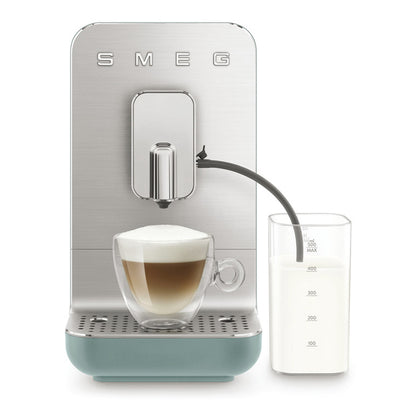 SMEG BCC13 50's AUTO COFFEE MACHINE MATTE EMERALD GREEN