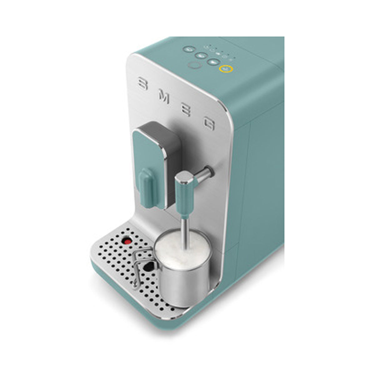 SMEG BCC12 50's AUTO COFFEE MACHINE+WAND MATTE EMERALD GREEN