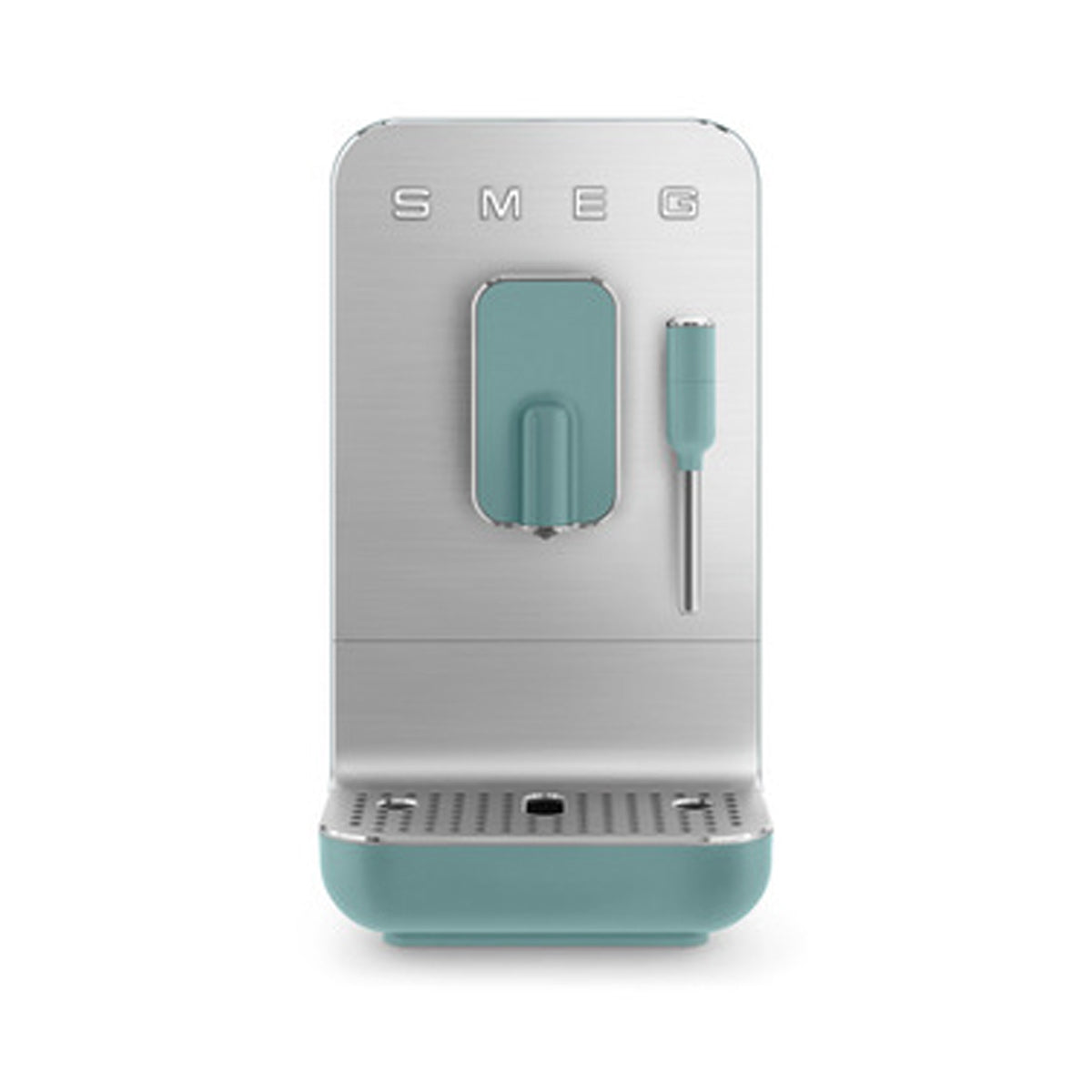 SMEG BCC12 50's AUTO COFFEE MACHINE+WAND MATTE EMERALD GREEN