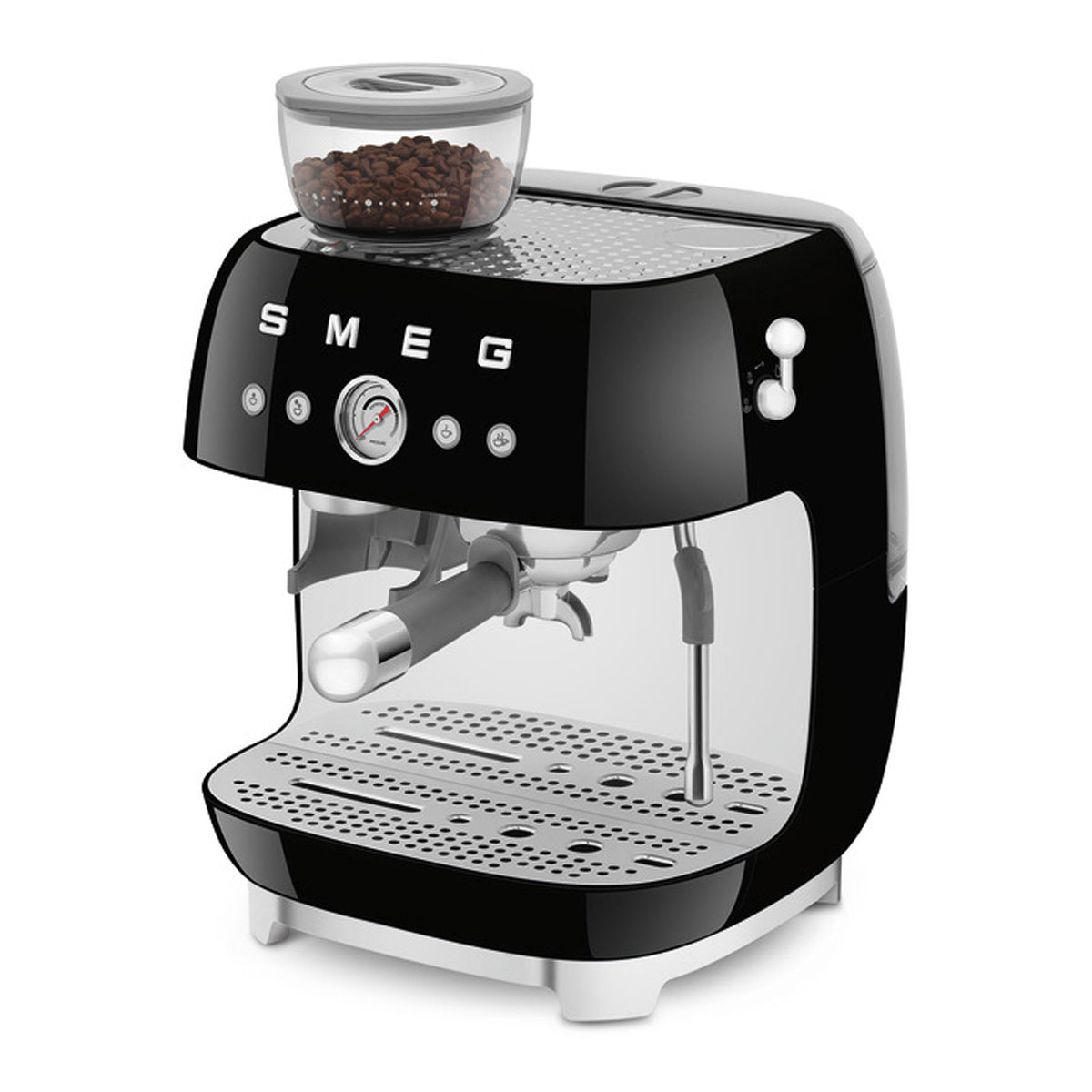 SMEG EGF03 50's ESPRESSO MACHINE+GRINDER BLACK