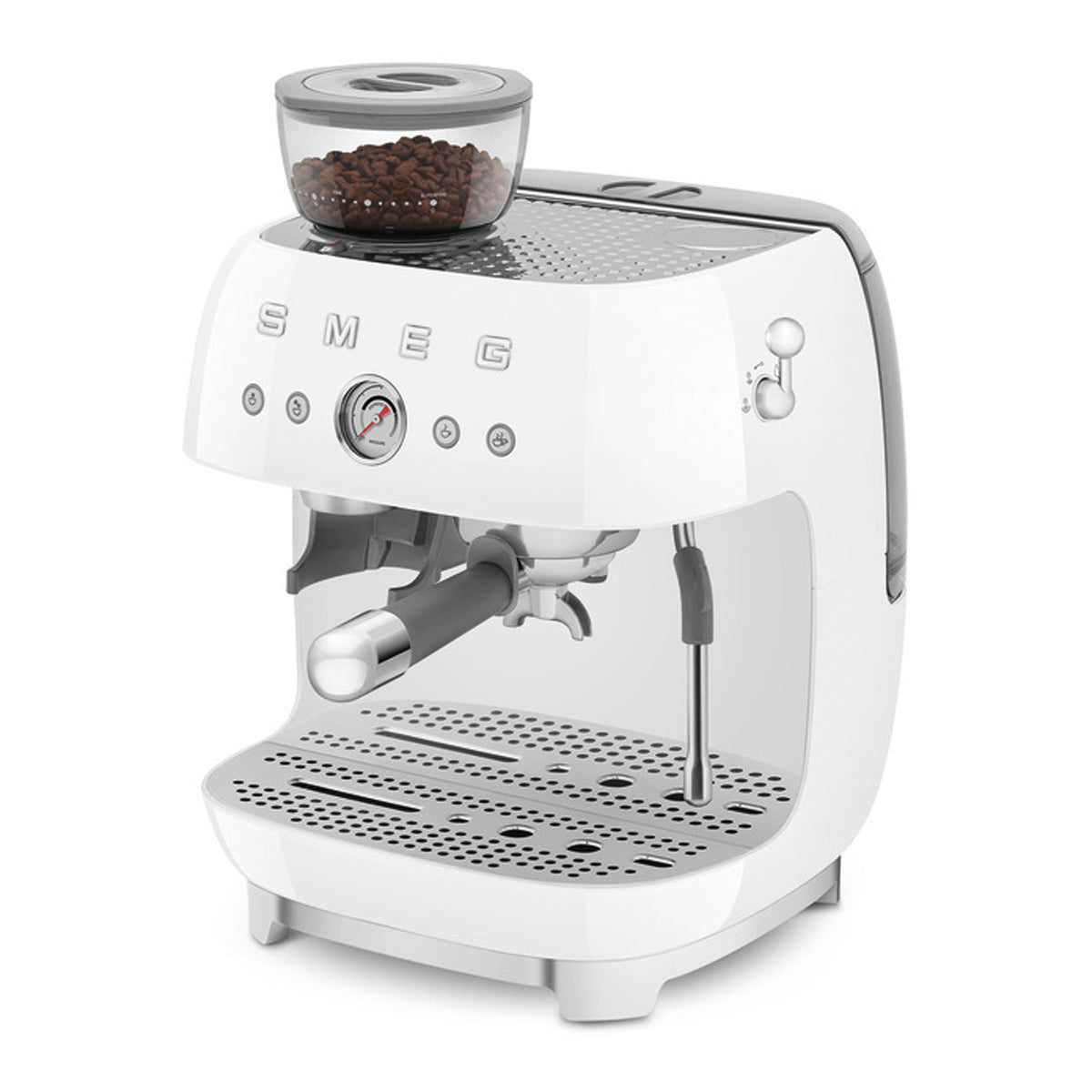 SMEG EGF03 50's ESPRESSO MACHINE+GRINDER WHITE