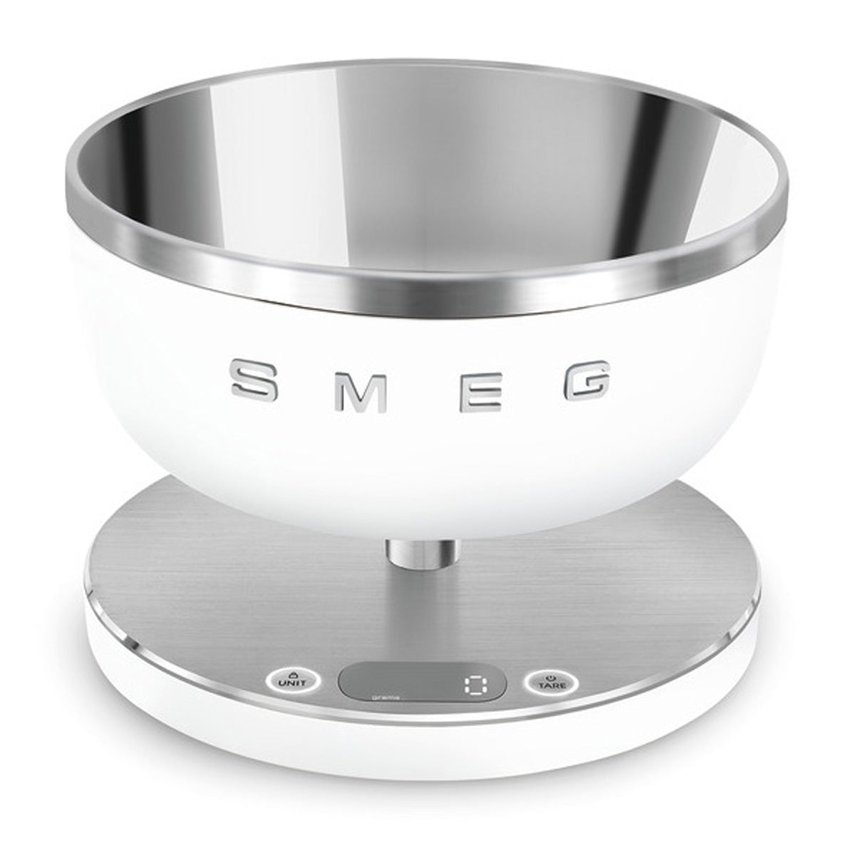 SMEG KSC01 50's DIGITAL KITCHEN SCALES MATTE WHITE