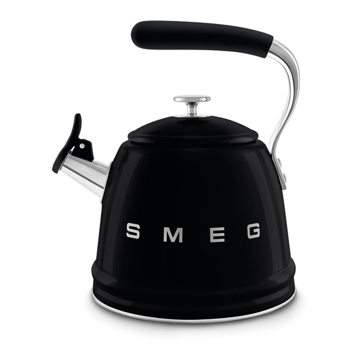 SMEG WKF01 50's WHISTLING KETTLE 2.3L BLACK