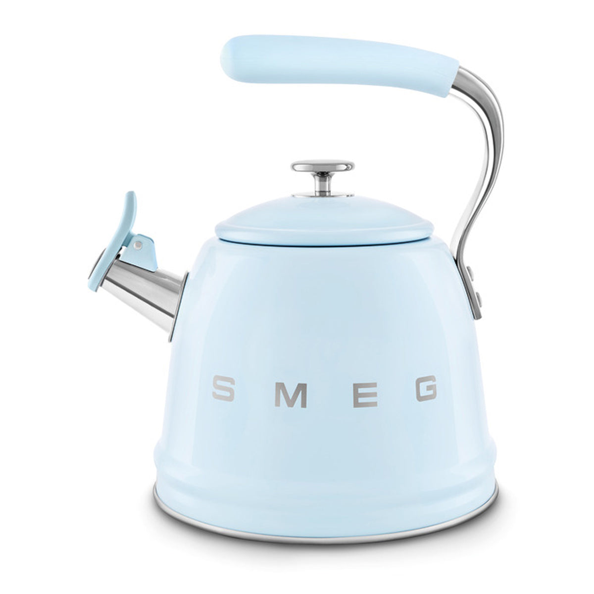 SMEG WKF01 50's WHISTLING KETTLE 2.3L PASTEL BLUE