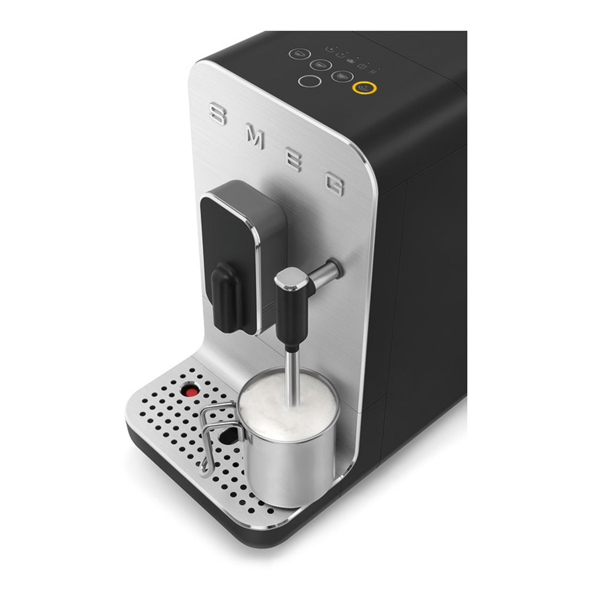 SMEG BCC12 50's AUTO COFFEE MACHINE+WAND MATTE BLACK