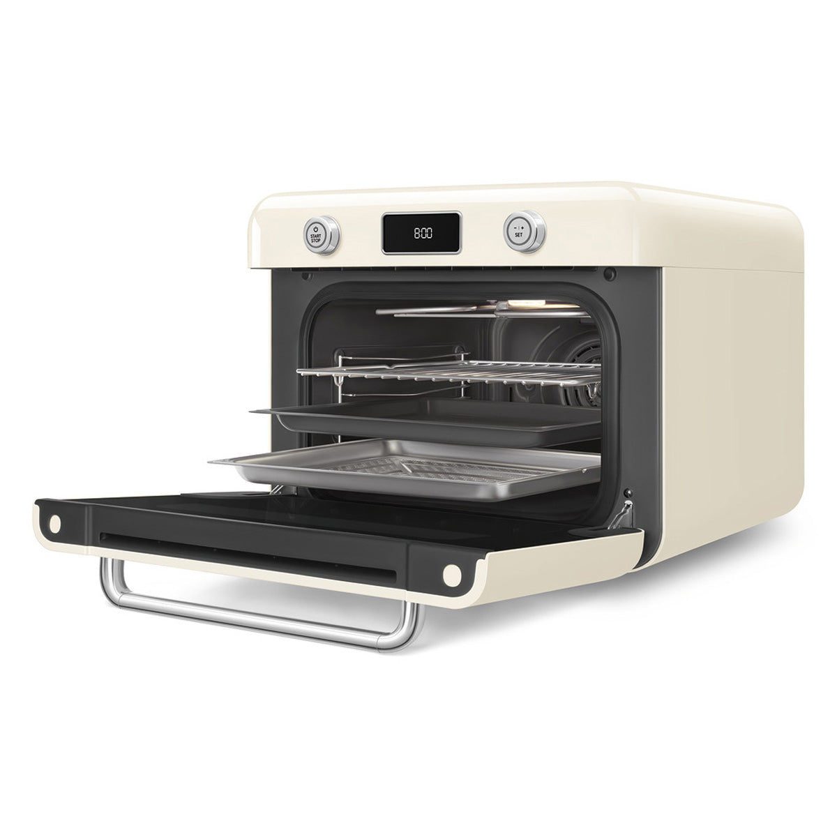SMEG COF01 50's 10-IN-1 STEAM OVEN 30L CREAM