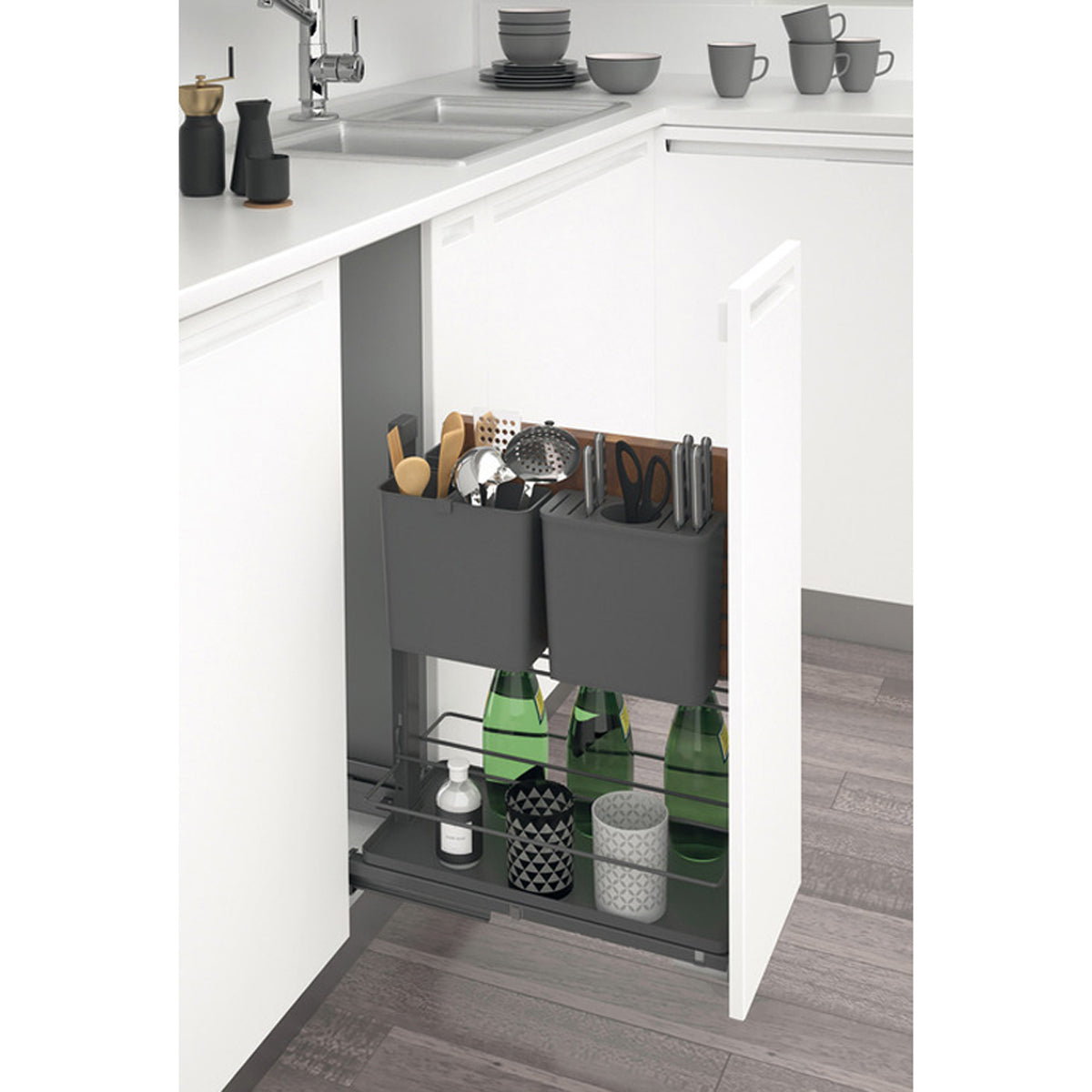 PULL OUT MULTI STORAGE BASKET 300 by HAFELE UK LTD
