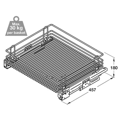 PULLOUT STORAGE FE 500 ST/PCP
