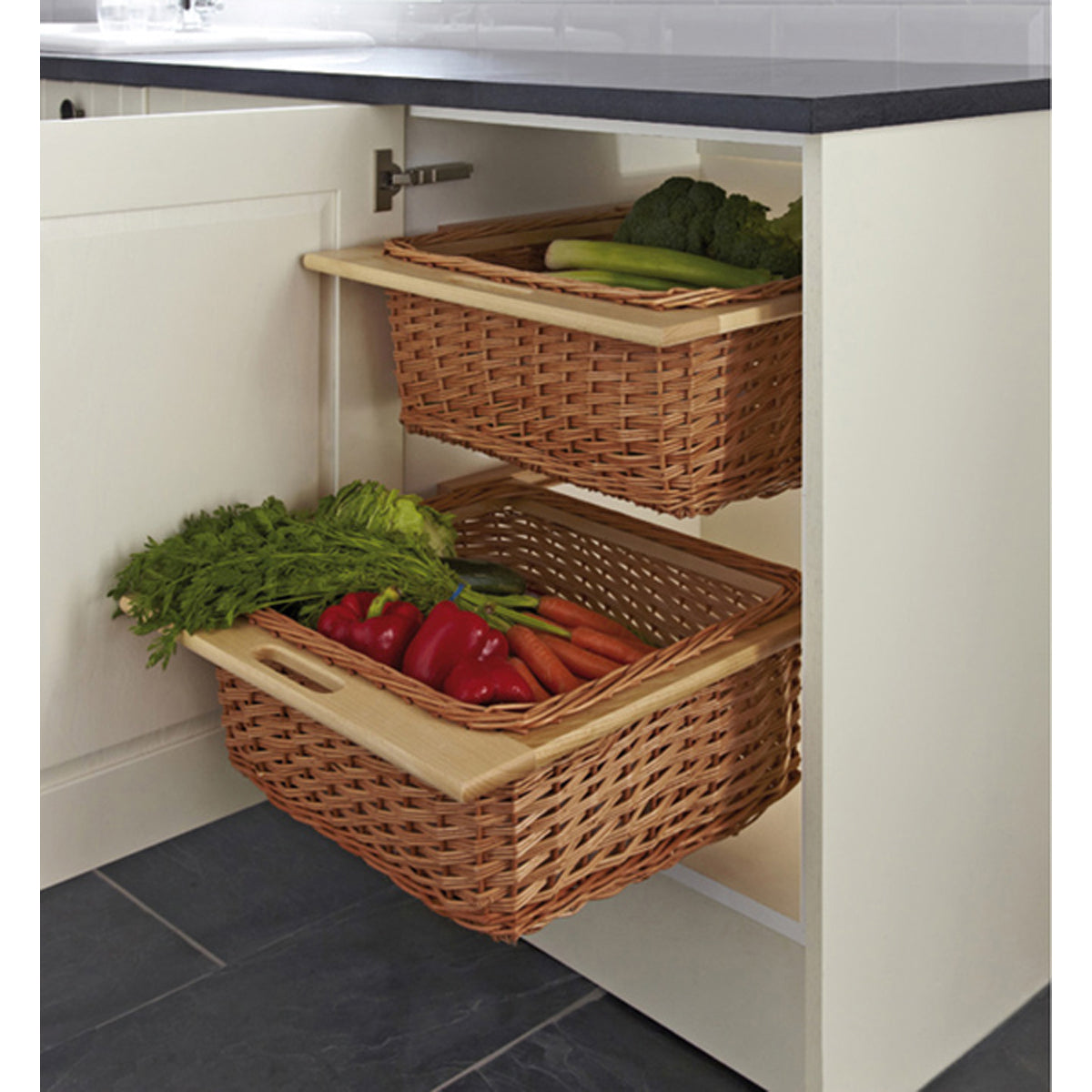 WICKER BASKET+RUN 500 WIK/BCH