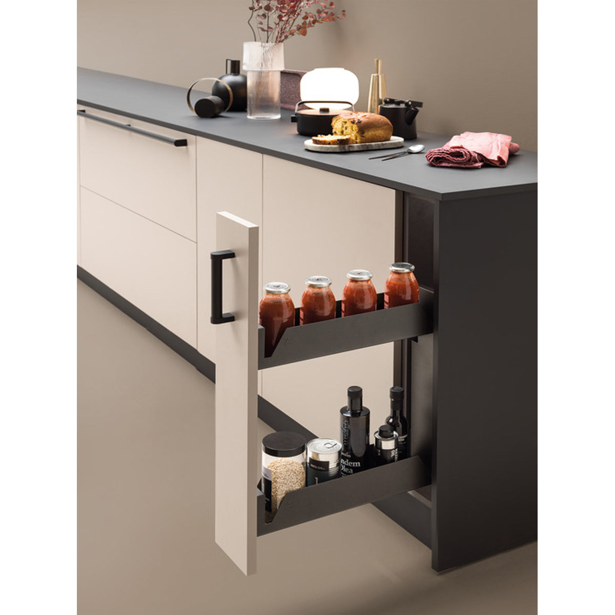 UTENSIO SLIM BASE 527 FOLDED 150 by HAFELE UK LTD